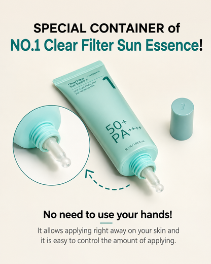 Numbuzin Clear Filter Sun Essence SPF 50+ PA++++